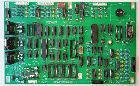 Stern Whitestar / Sega Pinball CPU / MPU Sound Board 520-5136-00 / 237-0176-00 Rev-E