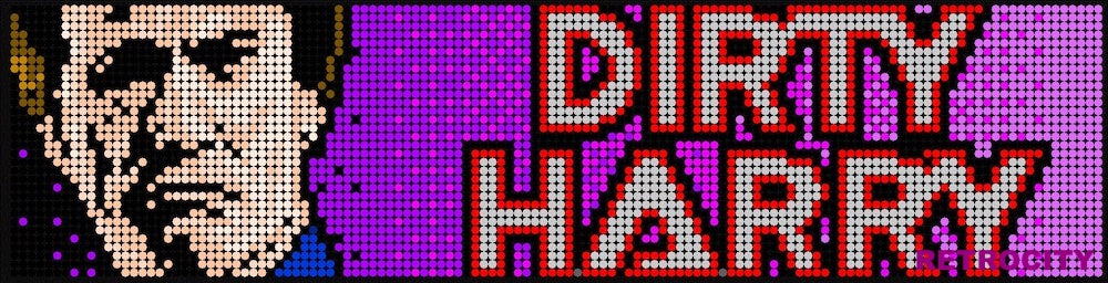 Pin2DMD Color DMD Dirty Harry HD Retrocity